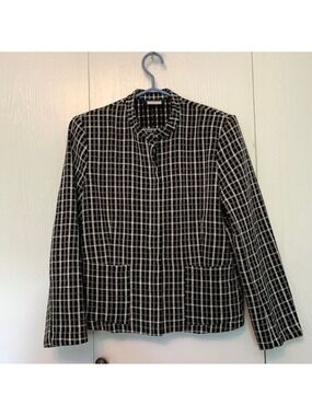 Zip up blazer rainbow bridge 🇨🇦 medium checker